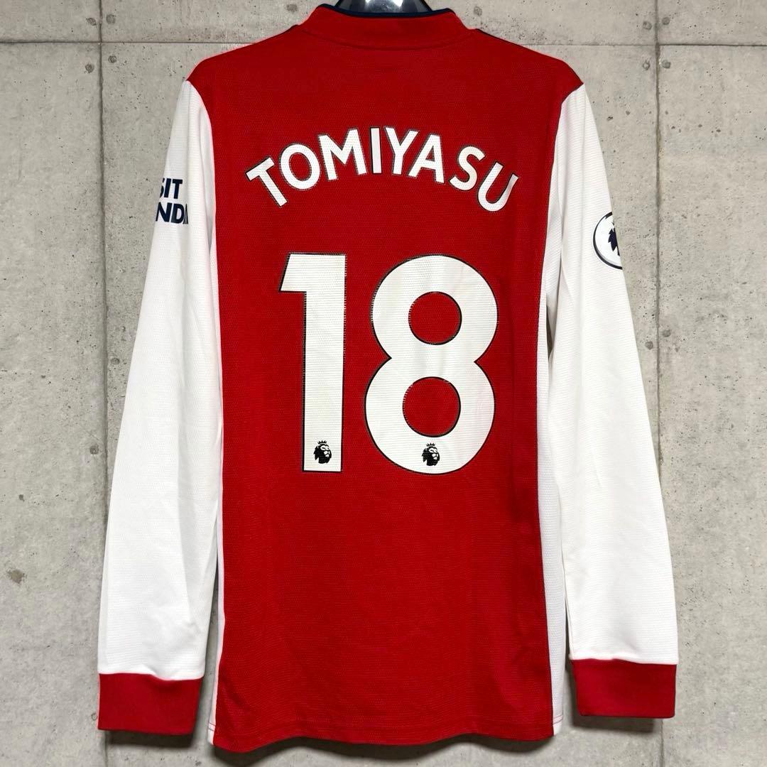 【美品！】21/22 アーセナルFC ♯18冨安健洋【Mサイズ】ホーム 長袖