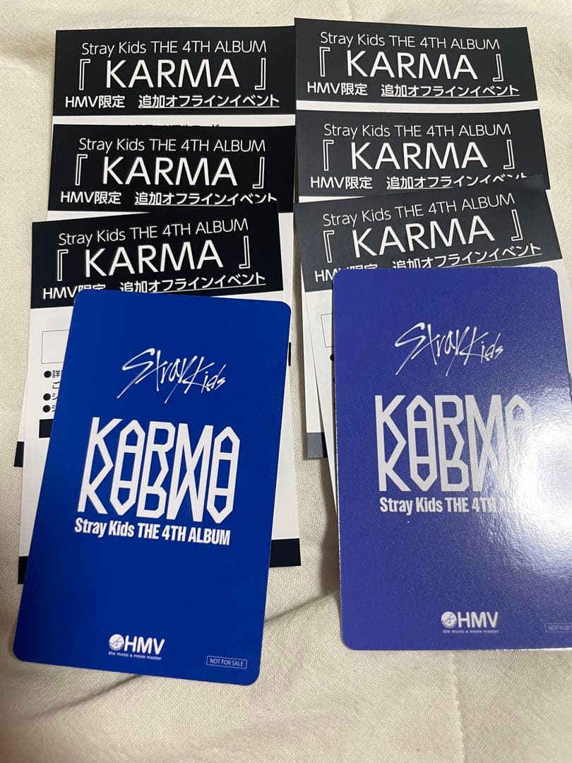 Stray kids スキズ　KARMA HMV エントリーカード