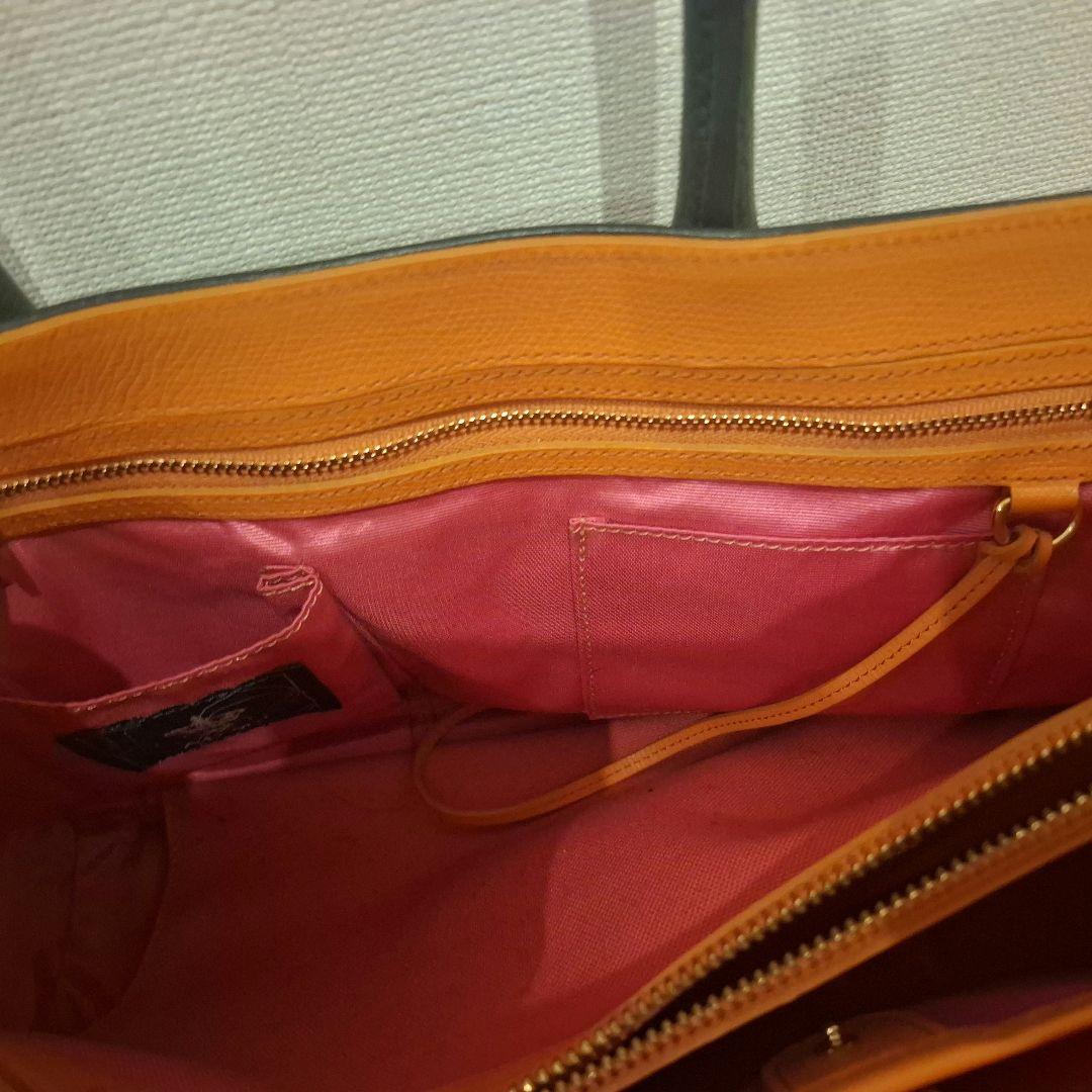 A.D.M.J. エーディーエムジェイ　トートバッグ　レザーバッグ　シボ革