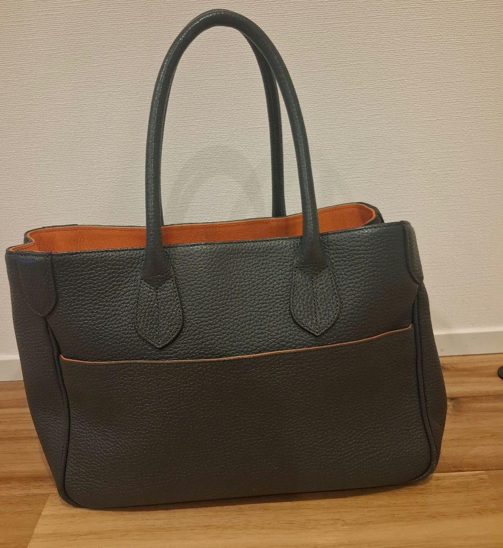 A.D.M.J. エーディーエムジェイ　トートバッグ　レザーバッグ　シボ革
