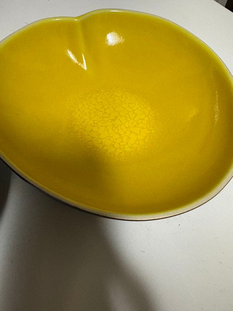 Jars ジャス ネニュファ ボウル　イエロー　オレンジ　ハート　南フランス希少