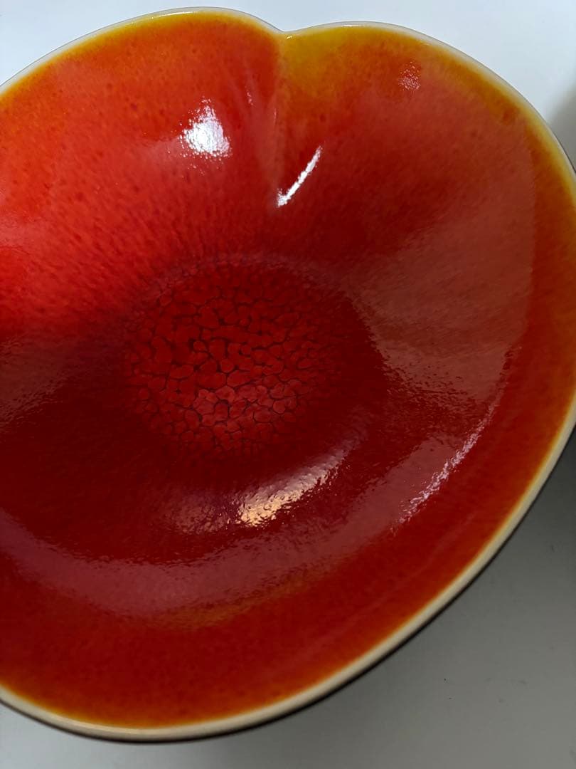 Jars ジャス ネニュファ ボウル　イエロー　オレンジ　ハート　南フランス希少