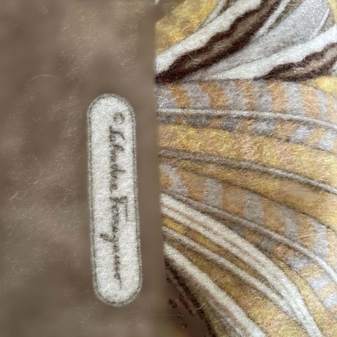 カシミア　１００％　ストール ブラウン・ゴールド系