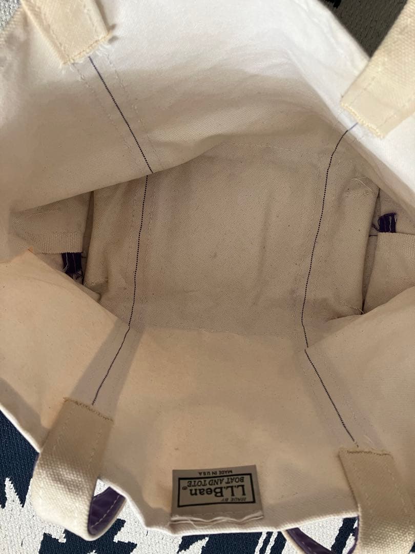 希少パープル　L.L.bean トートバッグ　ビーントート