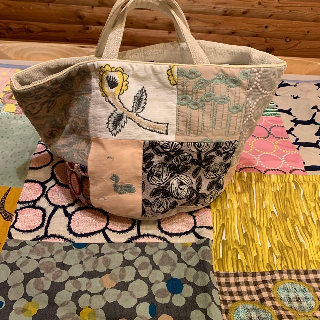 ミナペルホネン Peace バスケットバッグ　未使用　土日お値下げ