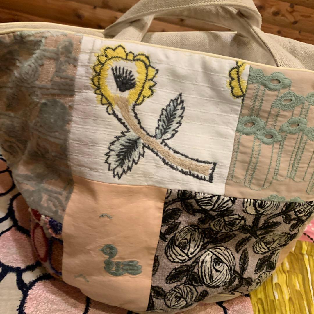 ミナペルホネン Peace バスケットバッグ　未使用　土日お値下げ