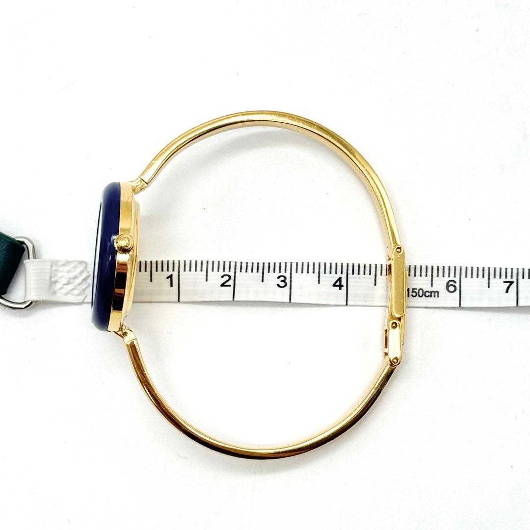 箱付き美品 GUCCI 腕時計 チェンジベゼル レディース ゴールド 12色