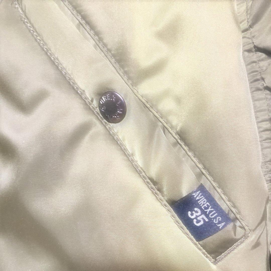 AVIREX 35周年 MA-1 リバーシブル フライトジャケット カーキ L