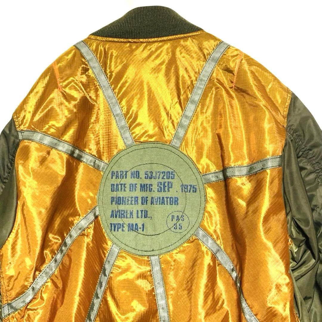 AVIREX 35周年 MA-1 リバーシブル フライトジャケット カーキ L