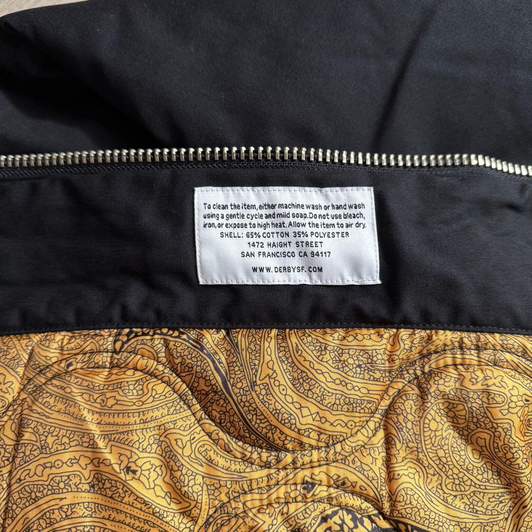 新品 Derby Of San Francisco ダービージャケット 黒金XL