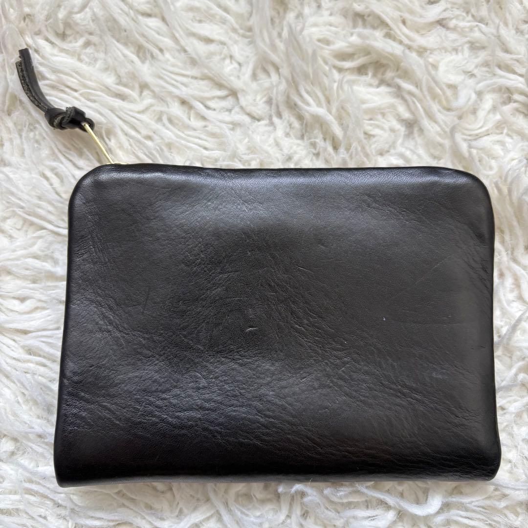 希少 美品 ポーター ソーク 二つ折り財布 コンパクトウォレット 黒