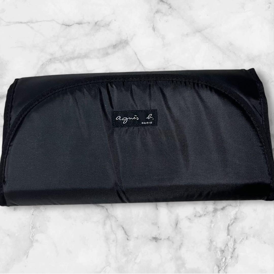 【極美品】agnès b. マザーズバッグ ブラック 2way