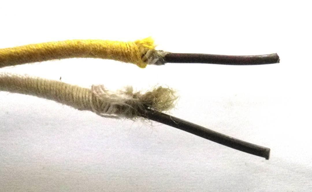 ウエスタンエレクトリック 18GA 単線 ２.２m×4本