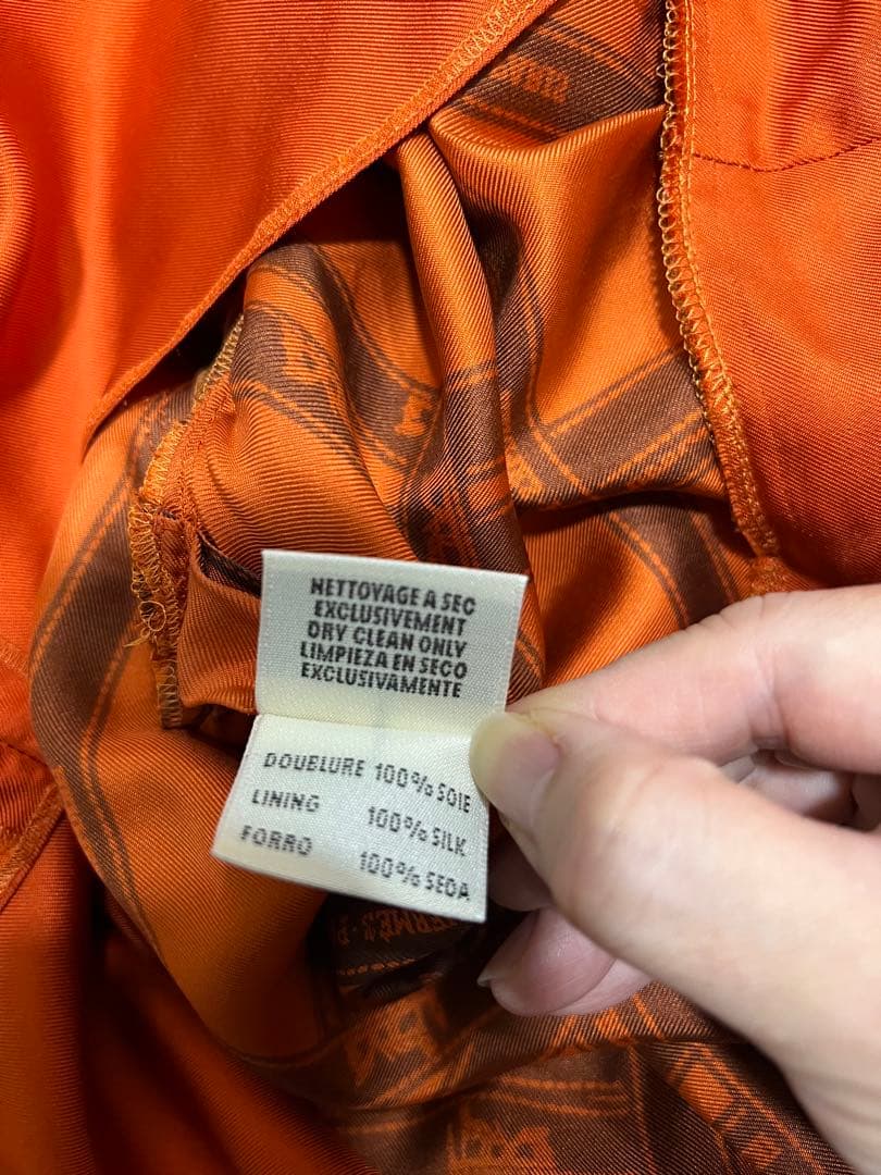 シシ様　HERMES エルメス マルジェラ期 ボルデュックリボンワンピース#44