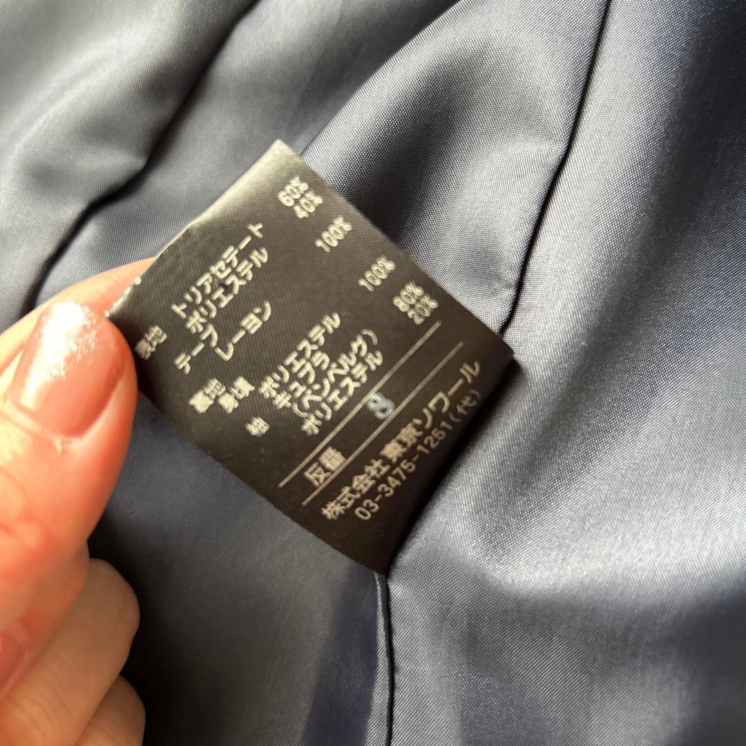 お受験用　濃紺ワンピース　7号