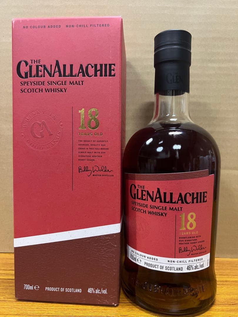 グレンアラヒー　18年 新ボトル