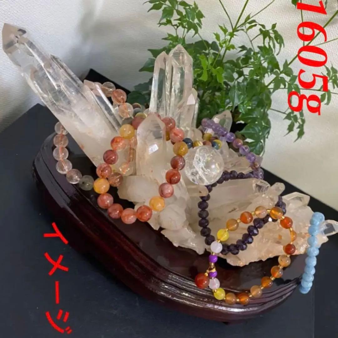 絶品❗️高透明度☆超強いパワー☆マニカラン産ヒマラヤ水晶クラスター☆原石A417