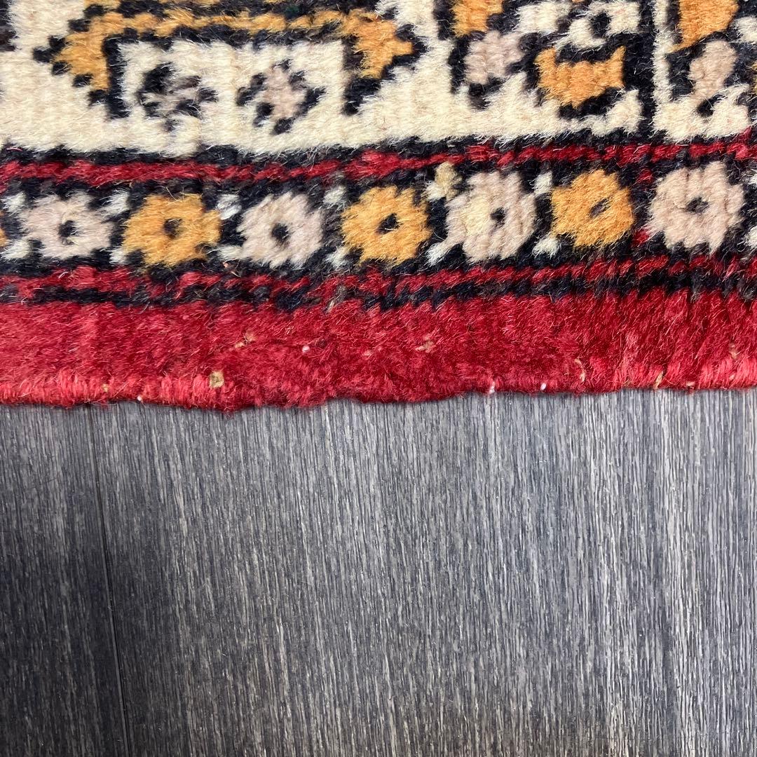 98x64cmヴィンテージ トライバルラグ手織り絨毯カシミリヤンアンテイーク絨毯