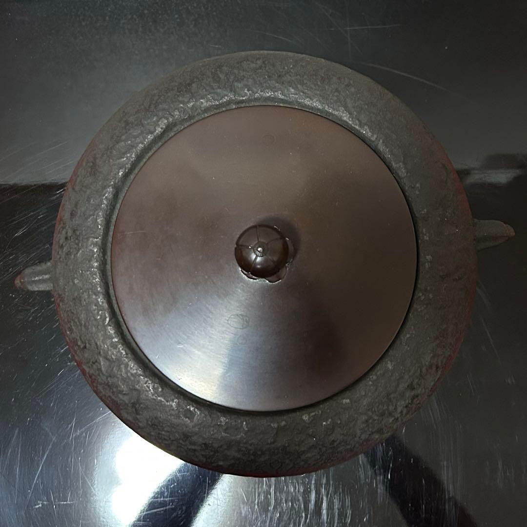 広口政所釜　茶道具懐石茶箱鵬雲斎坐忘斎淡々斎即中斎而妙斎棗水指茶碗茶杓水屋道具