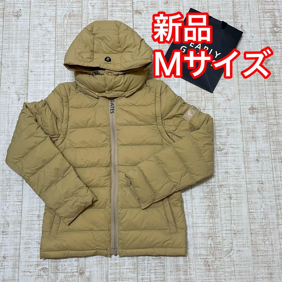 新品 パーリーゲイツ ダウンジャケット 高級 ベージュ Mサイズ（4）