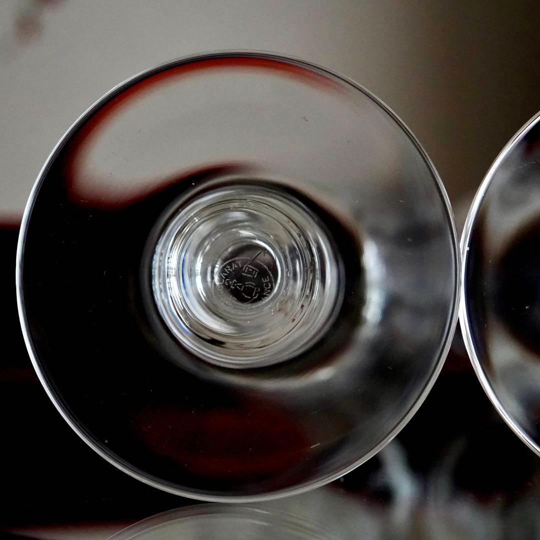 希少★オールド バカラ ラファイエット★シャンパンフルート グラス ペアB★美品