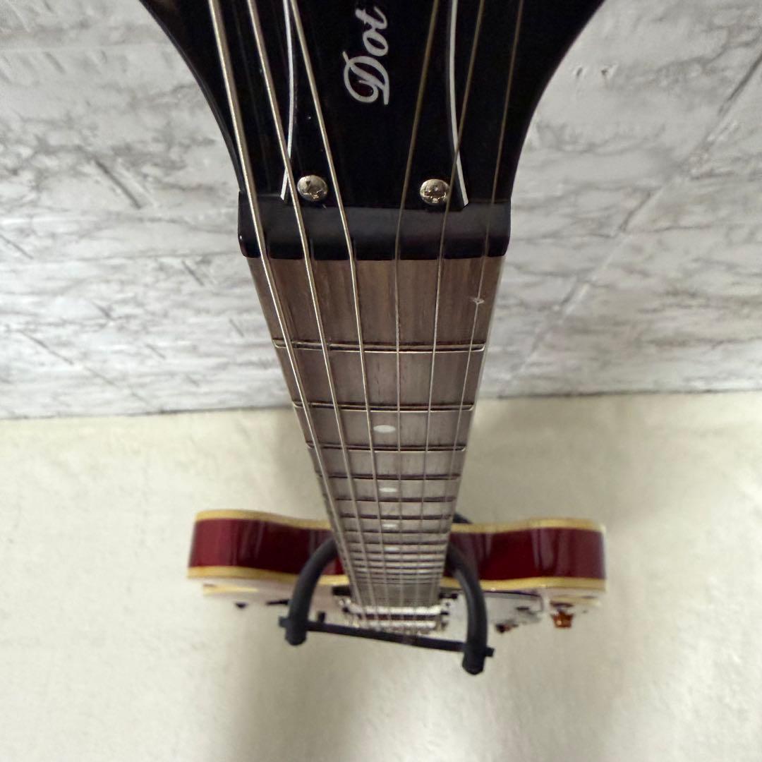 美品　Epiphone エピフォン Dot CH セミアコ エレキギター ケース