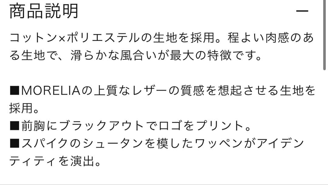 ミズノ MORELIA スウェット プルオーバー M ブラック モレリア