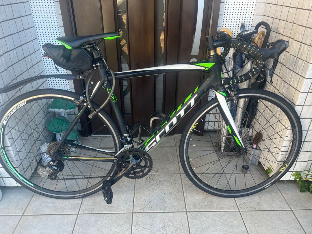 SCOTT cr1 30ロードバイク 黒/緑