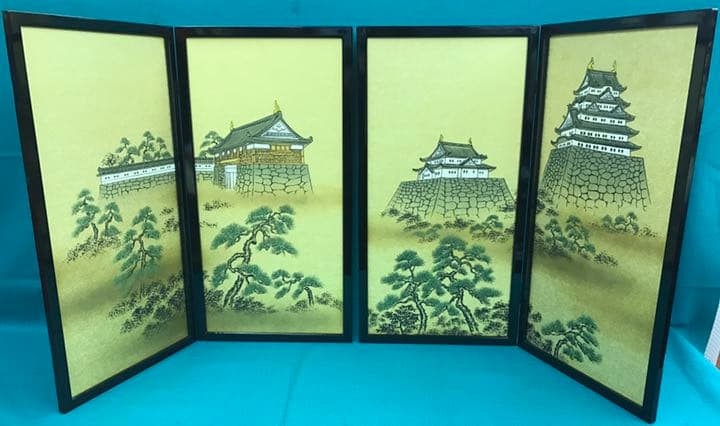 23号 枠屏風 城