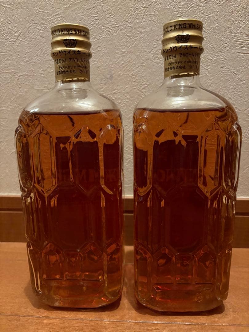 KING WHISKY EXTRA 720ml 黒ラベル 2本セット　古酒