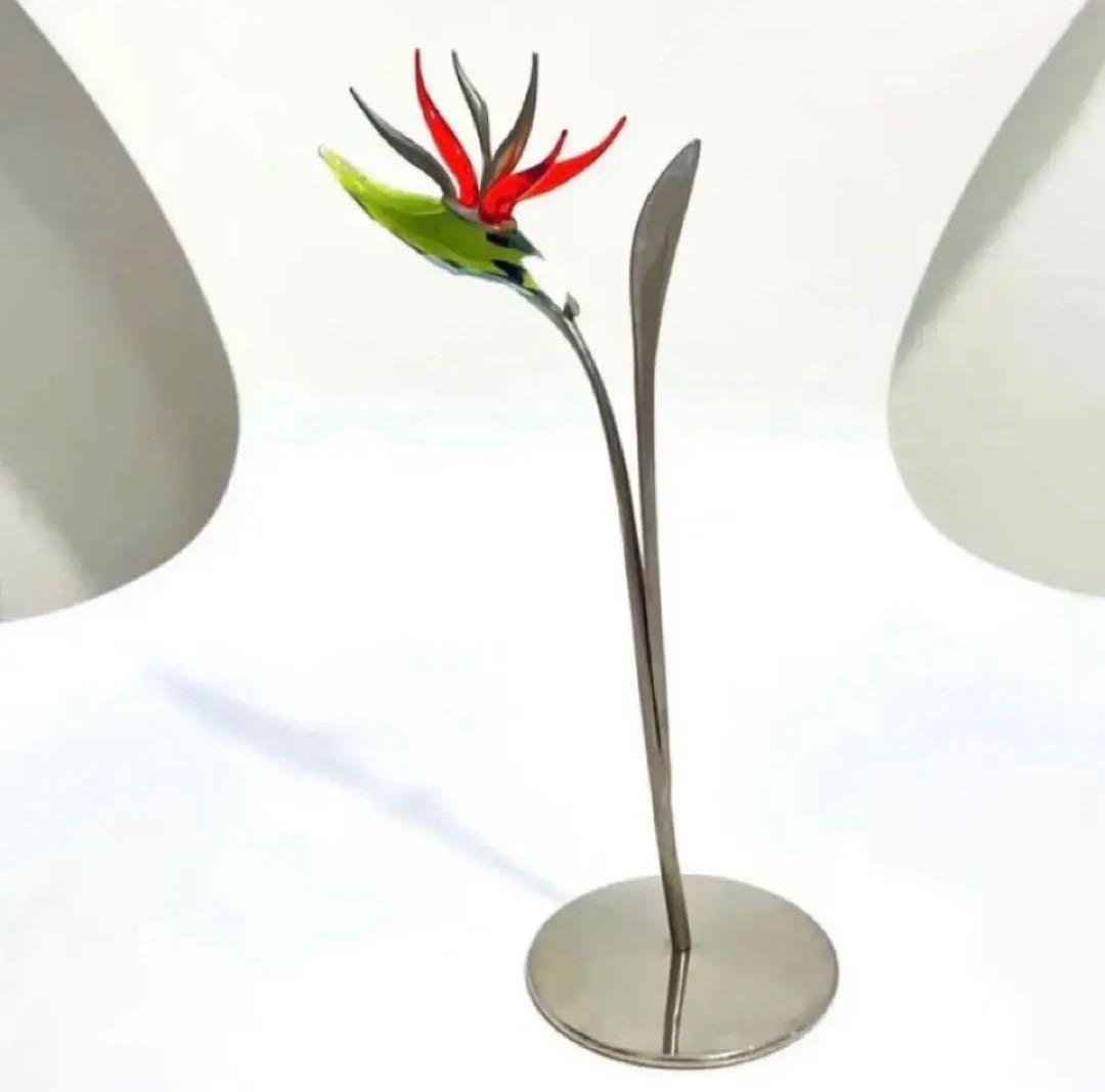 792【激レア・廃盤・貴重・希少】縁起物♪極楽鳥花 ストレリチア／スワロフスキー