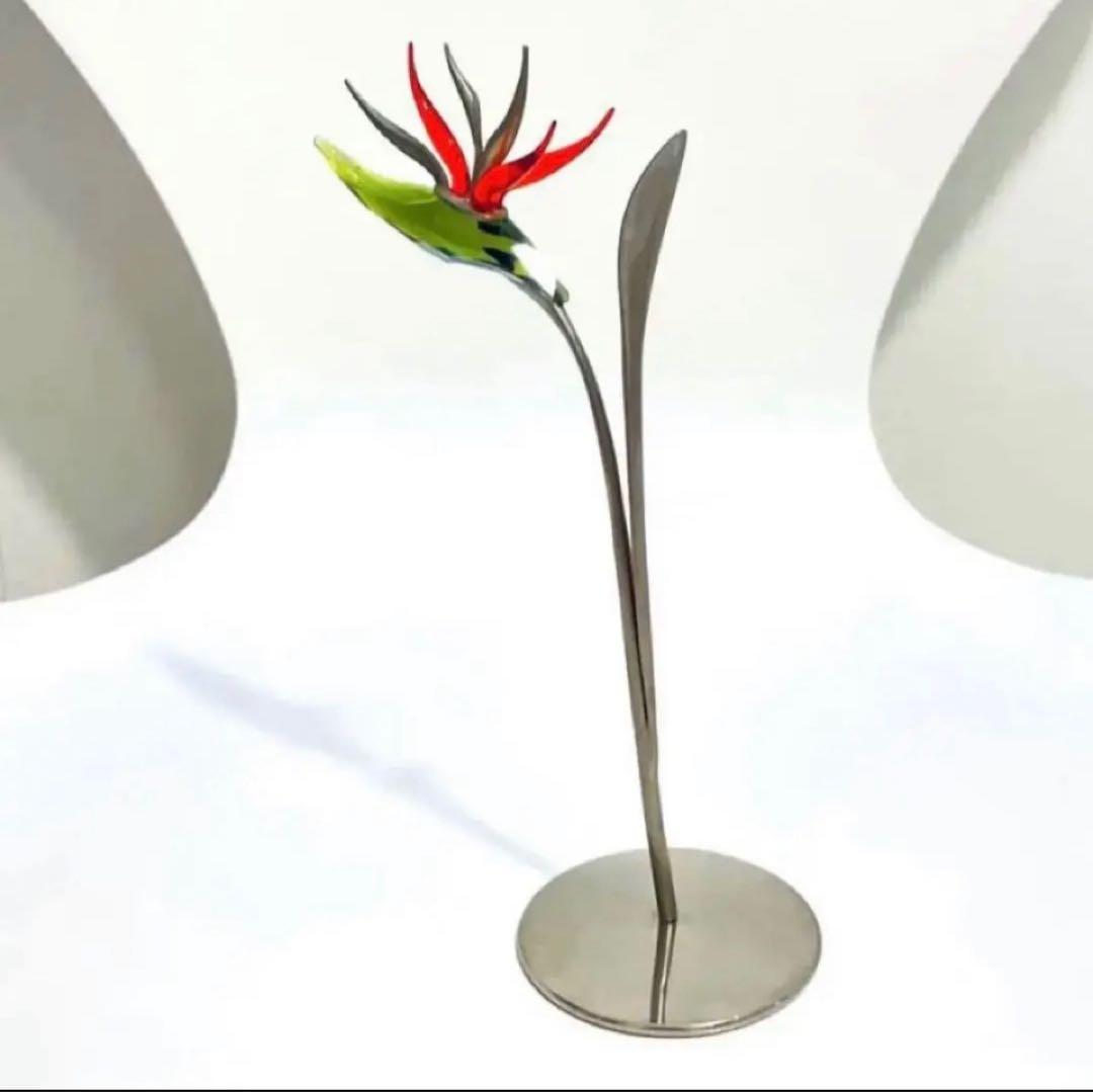 792【激レア・廃盤・貴重・希少】縁起物♪極楽鳥花 ストレリチア／スワロフスキー