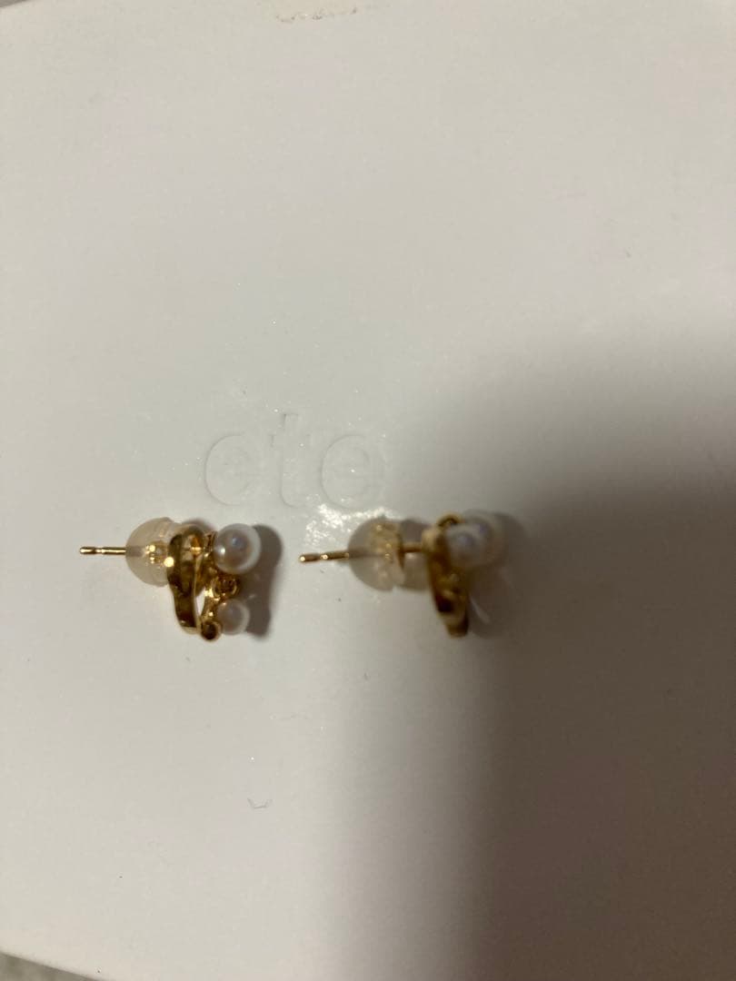 ete バブルパールピアス