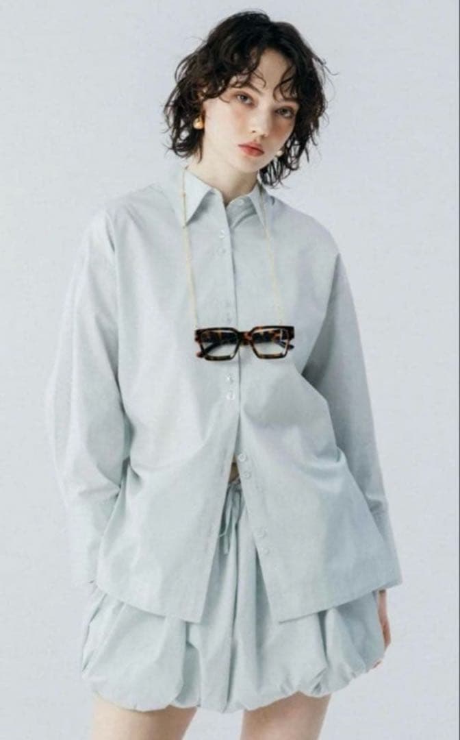 【限定色完売品】THE TOE バルーンスカート　グリーン　ミント