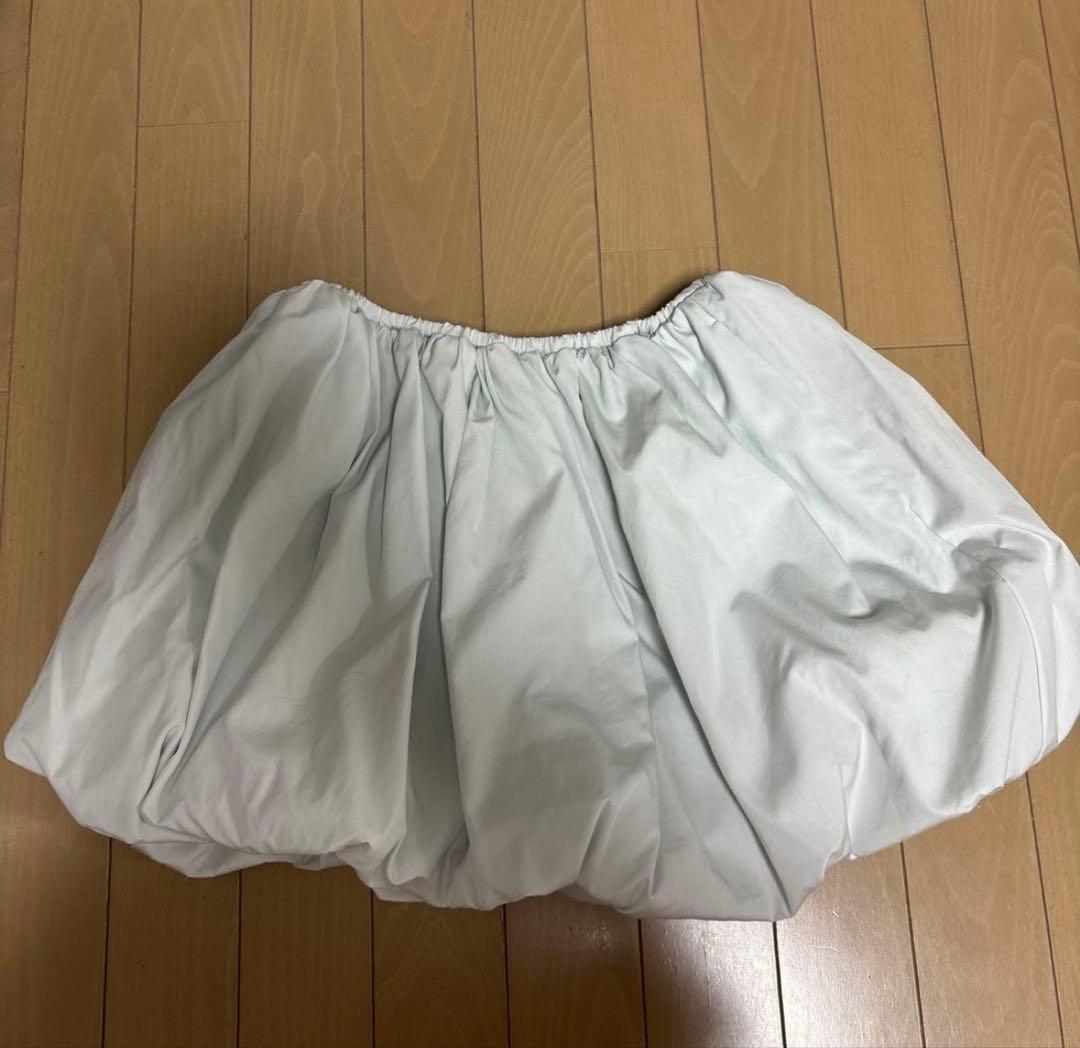 【限定色完売品】THE TOE バルーンスカート　グリーン　ミント