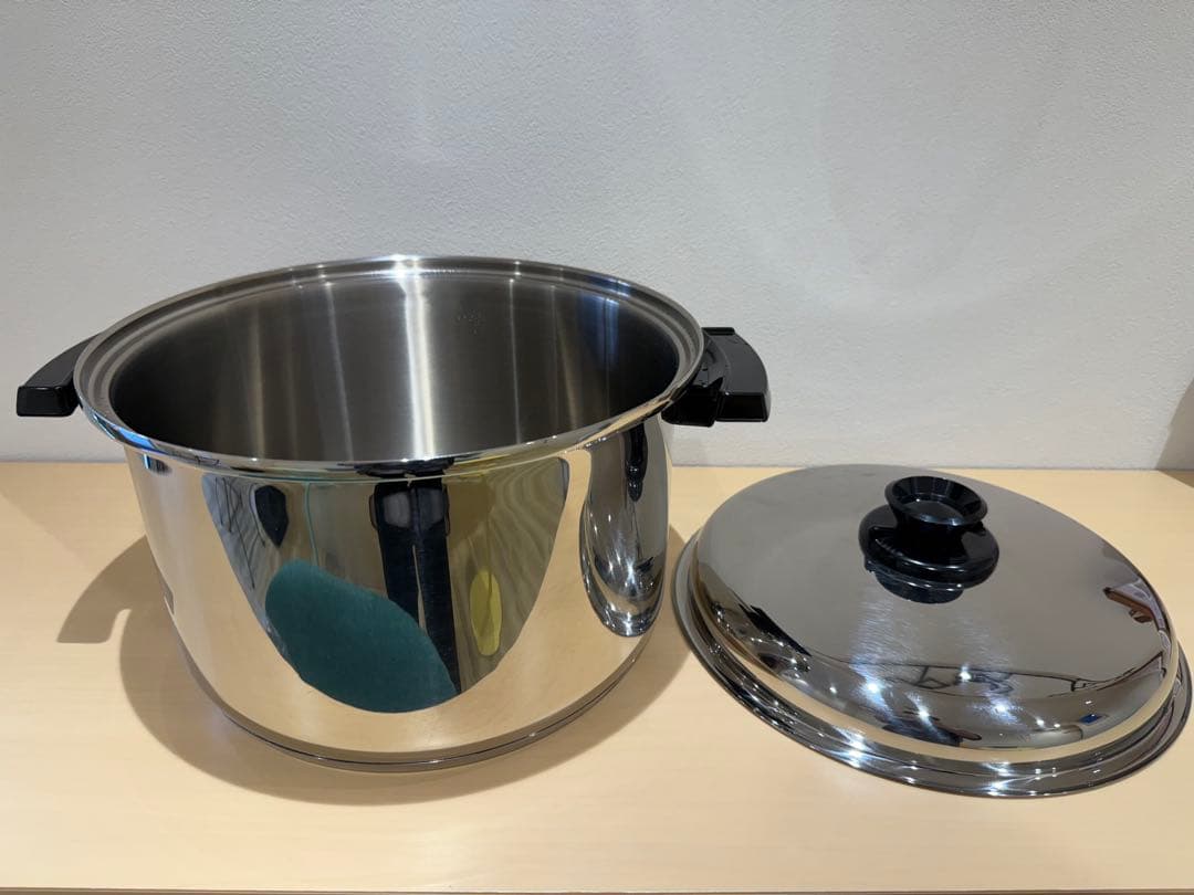 レア　ファミリークッカー　12コートステンレス 両手鍋大鍋未使用保管品　IH対応