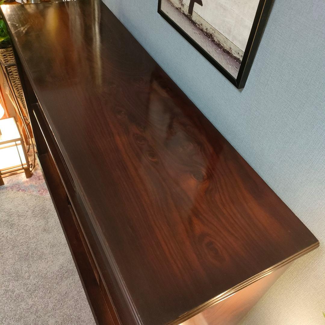 【ヴィンテージ】昭和レトロ和風ミッドセンチュリー キャビネット 飾り棚 食器棚