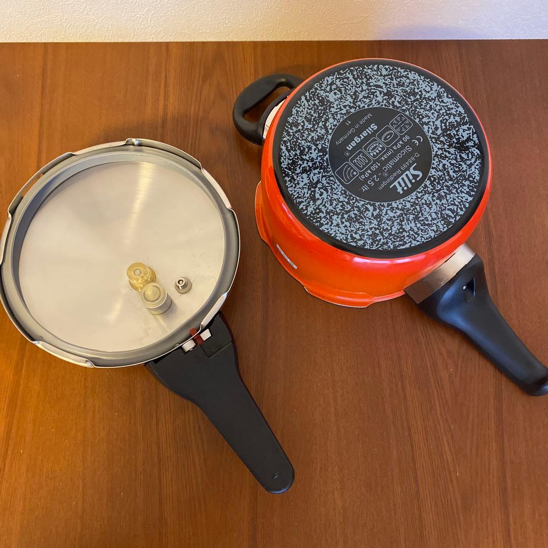 美品Silit シリット シラルガン シコマチック tプラス 圧力鍋2.5L