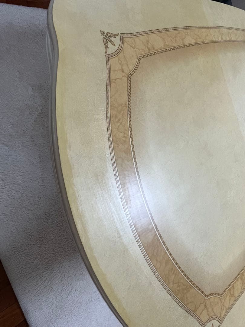 【値下げ】サルタレッリ アマルフィ ダイニングテーブル アイボリー165cm