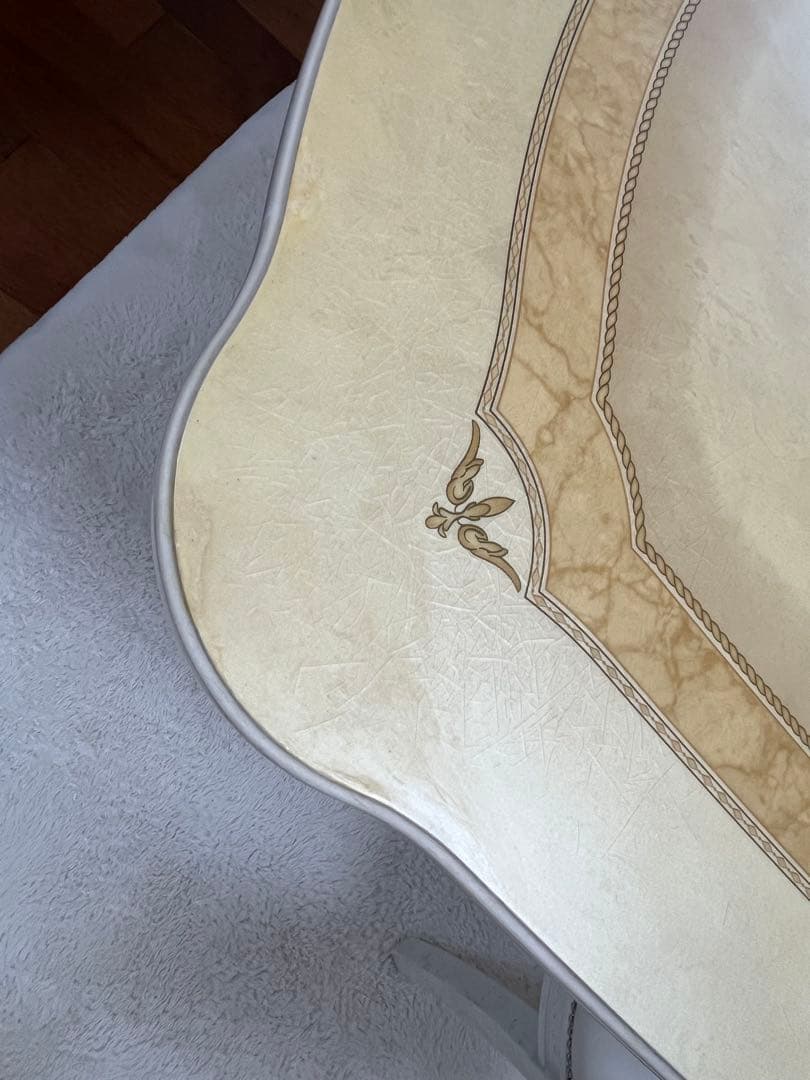 【値下げ】サルタレッリ アマルフィ ダイニングテーブル アイボリー165cm