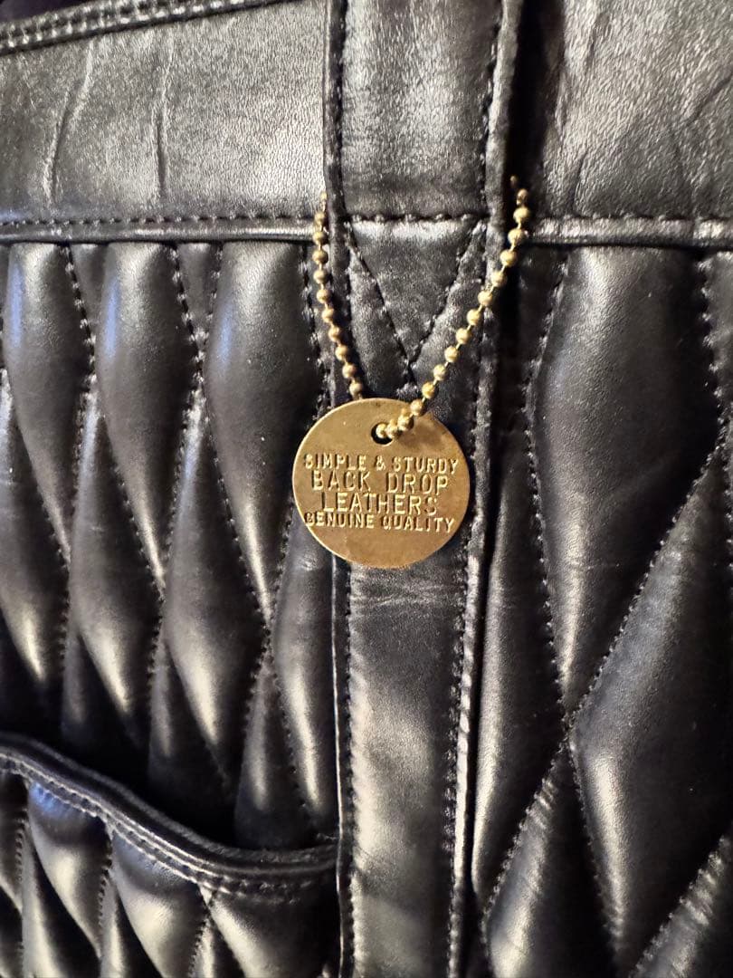 BACK DROP ダイヤトートバッグ バックドロップレザーズ