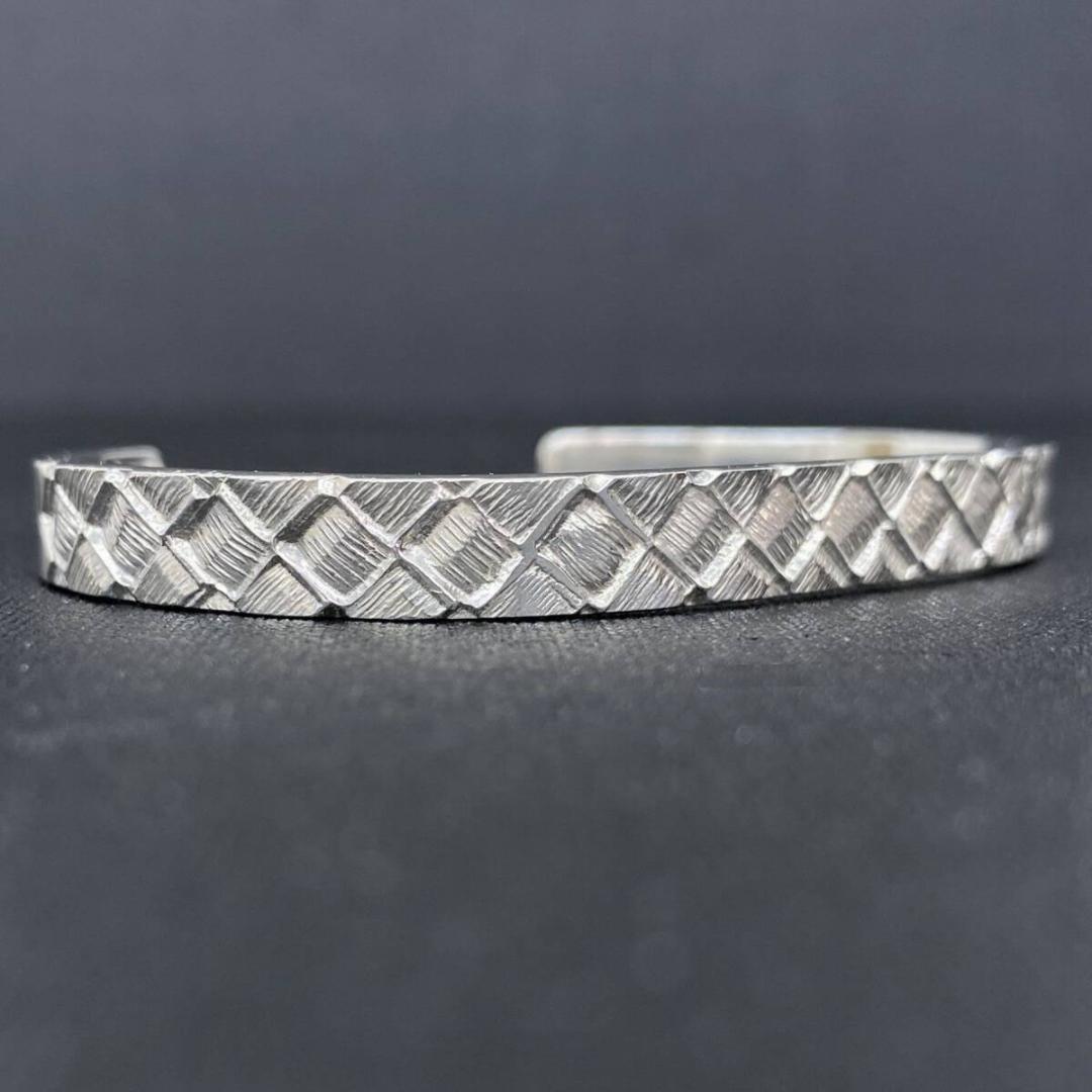 ARIZONA FREEDOM B-108a シルバー スタンプワーク バングル