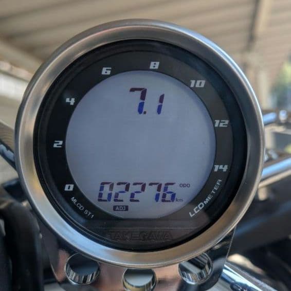 SP武川ミディアムLCDスピード&タコメーター