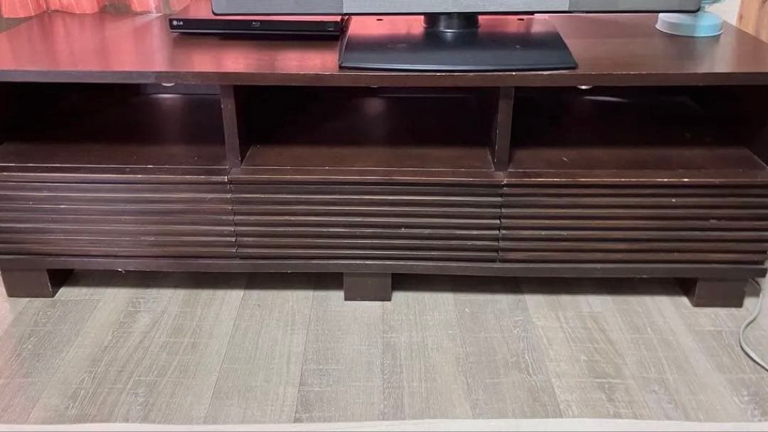 a.flat エーフラット ダークブラウン スラットデザイン テレビ台