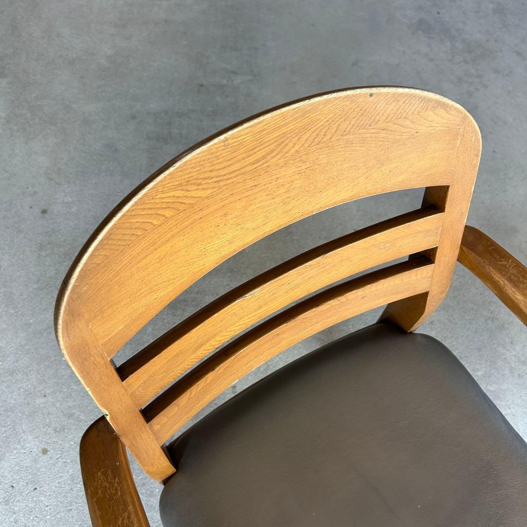 ＊引き取り歓迎＊大塚家具　ダイニングチェア肘付き　2脚　ナラ　椅子