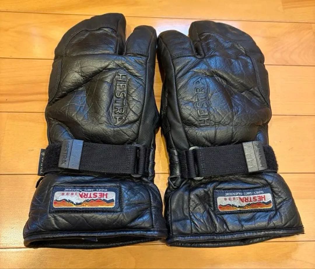 ヘストラ　Hestra ブラック ミトングローブ サイズ10