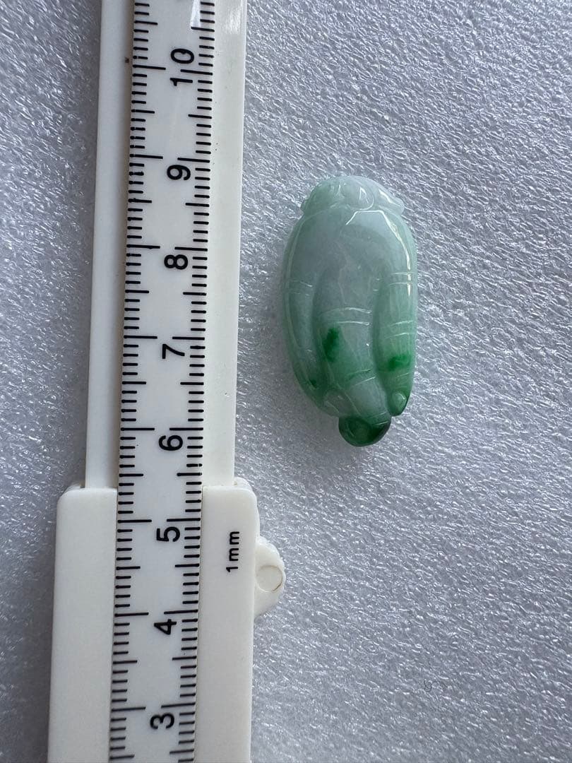 天然翡翠保証　鑑別付き