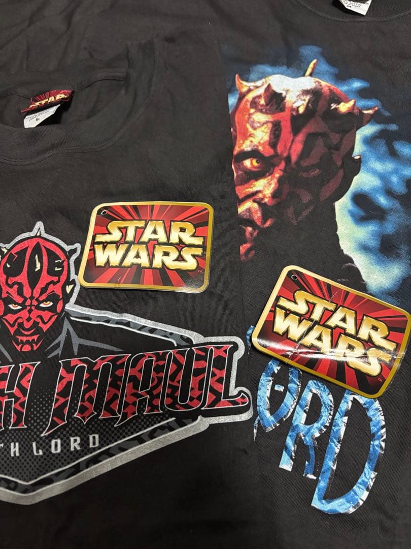 star wars ダースモール　Tシャツ　2枚セット　タグ付き　ブラック