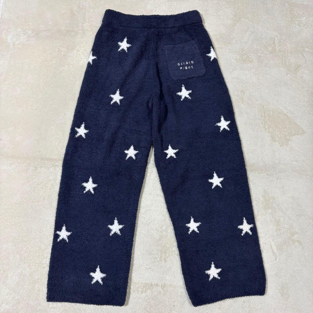 【新品】ジェラートピケ スタージャガード プルオーバー ロングパンツ ペアセット