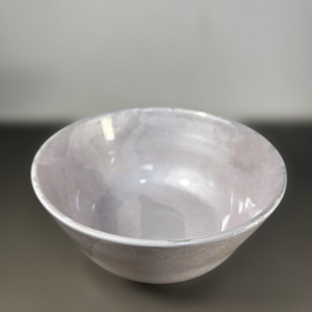 【人間国宝】 中田一於 作 淡桜 釉裏銀彩 茶碗 茶道具 美術品